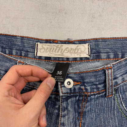 Baggy Southpole jean shorts W36