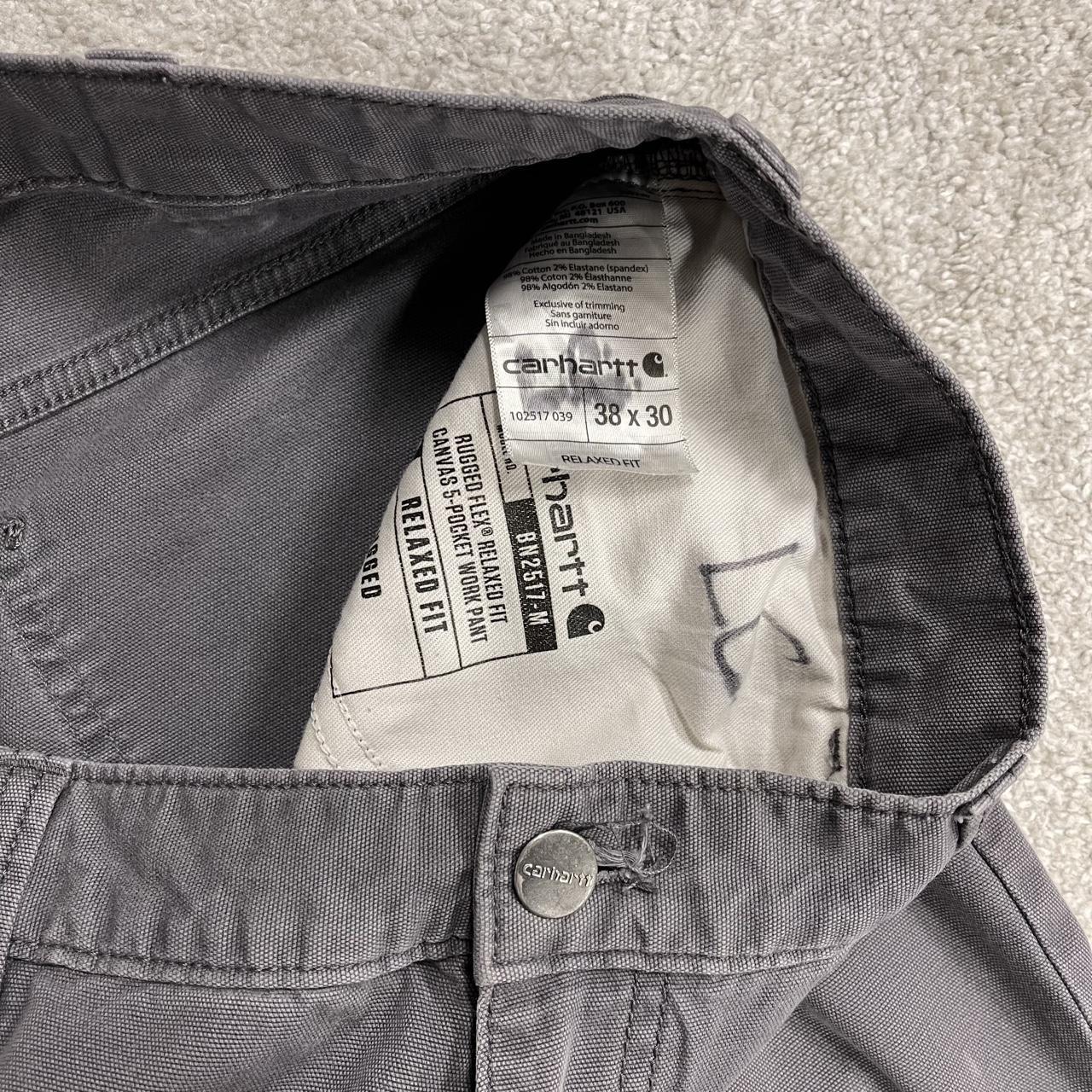 Carhartt carpenter jeans y2k grey Straight relaxed fit canvasy skater cargo work pants