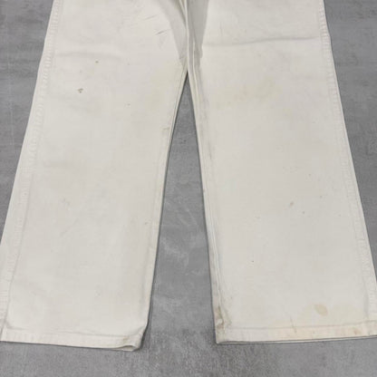 White Dickies jeans W42L32 loose 90s workwear skate style pants