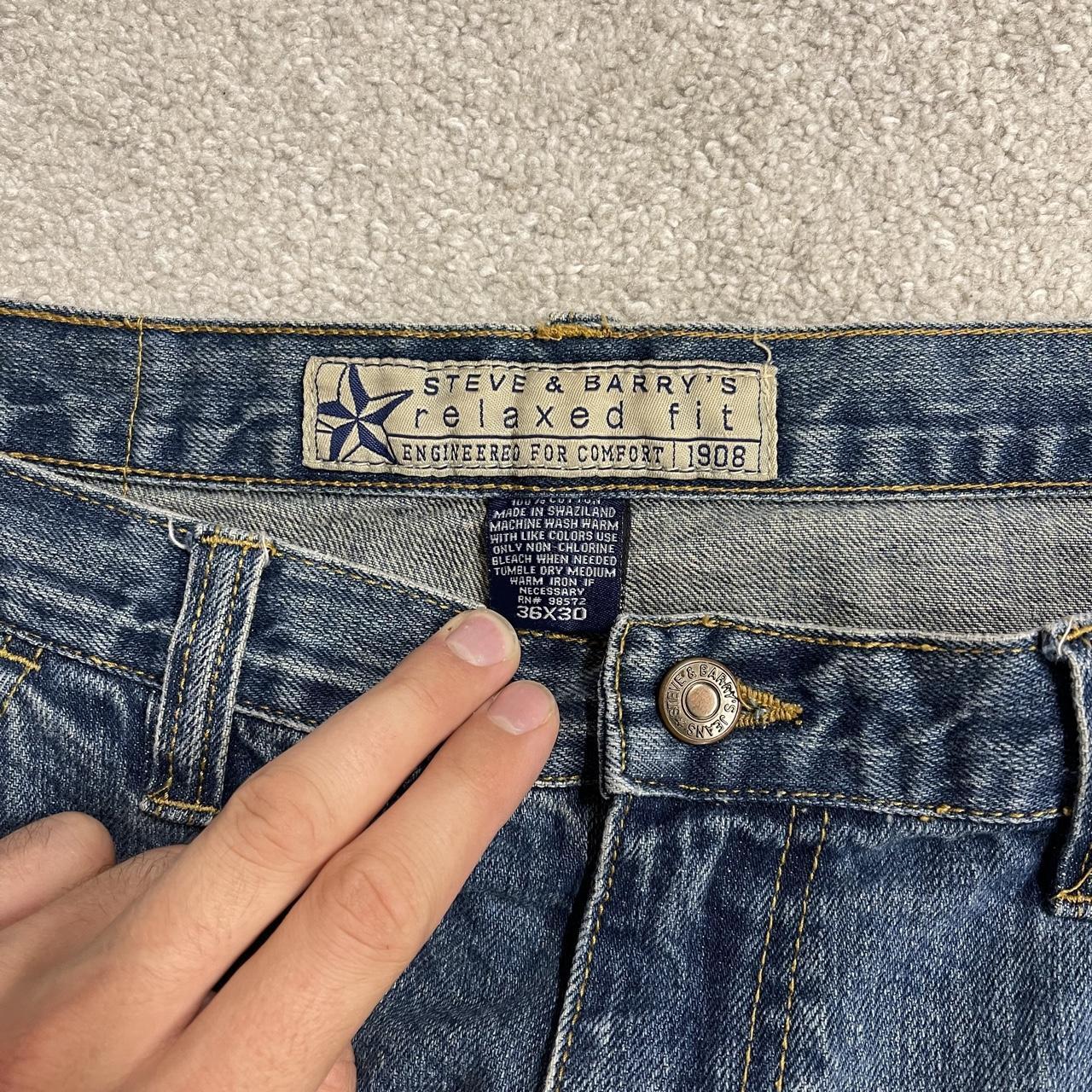Vintage Steve & Barry’s baggy jeans y2k W36L30 blue Baggy wide leg surf style work pants