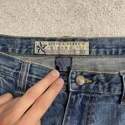 Vintage Steve & Barry’s baggy jeans y2k W36L30 blue Baggy wide leg surf style work pants