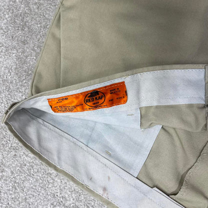 Vintage Red Kap baggy pants W40L29 beige loose wide leg y2k 90s chino style skate trousers