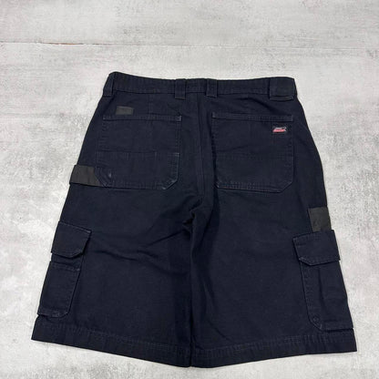 Dickies cargo shorts carpenter black summer canvas skate / work shorts festival