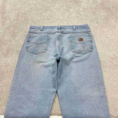 Vintage Y2K Carhartt denim jeans blue Loose straight leg skate style workwear pants