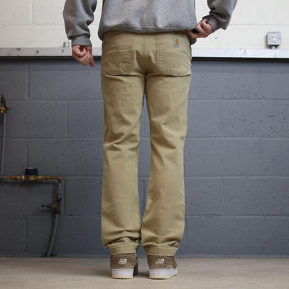 Carhartt workwear pants beige Straight fit Y2K skate style work pants