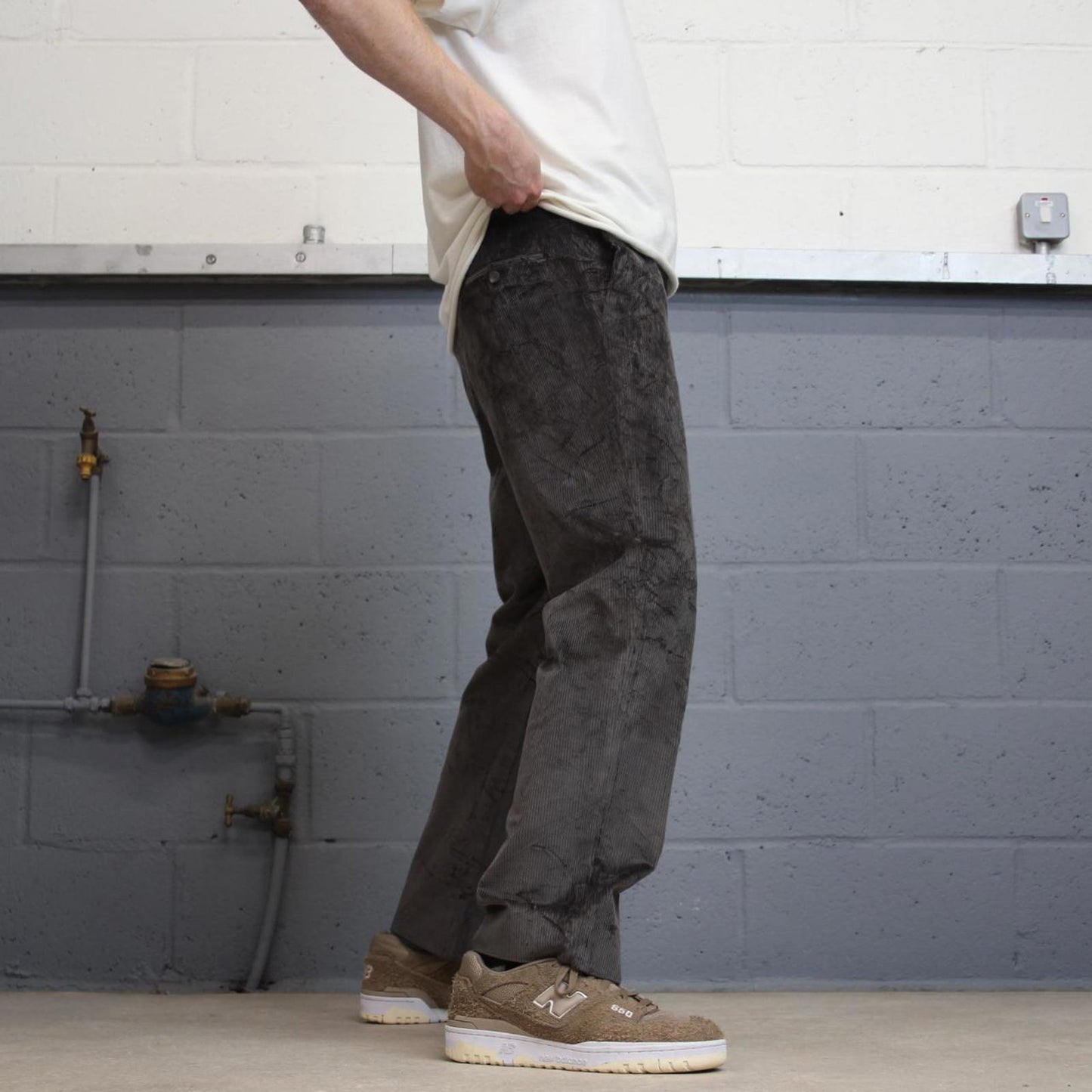 Baggy wide wale corduroy trousers W34L28