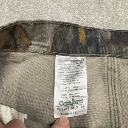 Camo Carhartt carpenter pants W36L34 Baggy camo 90s style canvas skater cargos