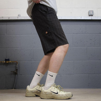 Dickies checkered carpenter shorts black grey Twill chino skater surf style shorts