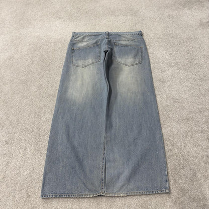 Ecko Unltd baggy jeans W38L32 blue y2k denim skater jeans