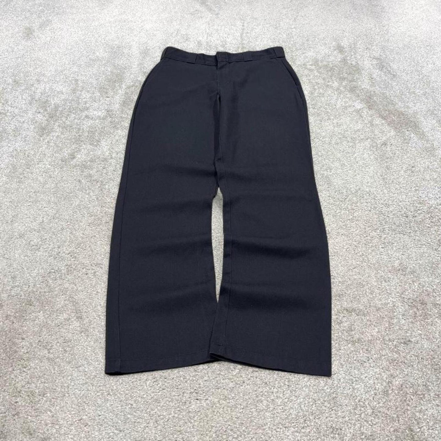 Y2K Dickies 874 work pants black Straight loose chino style workwear skater trousers