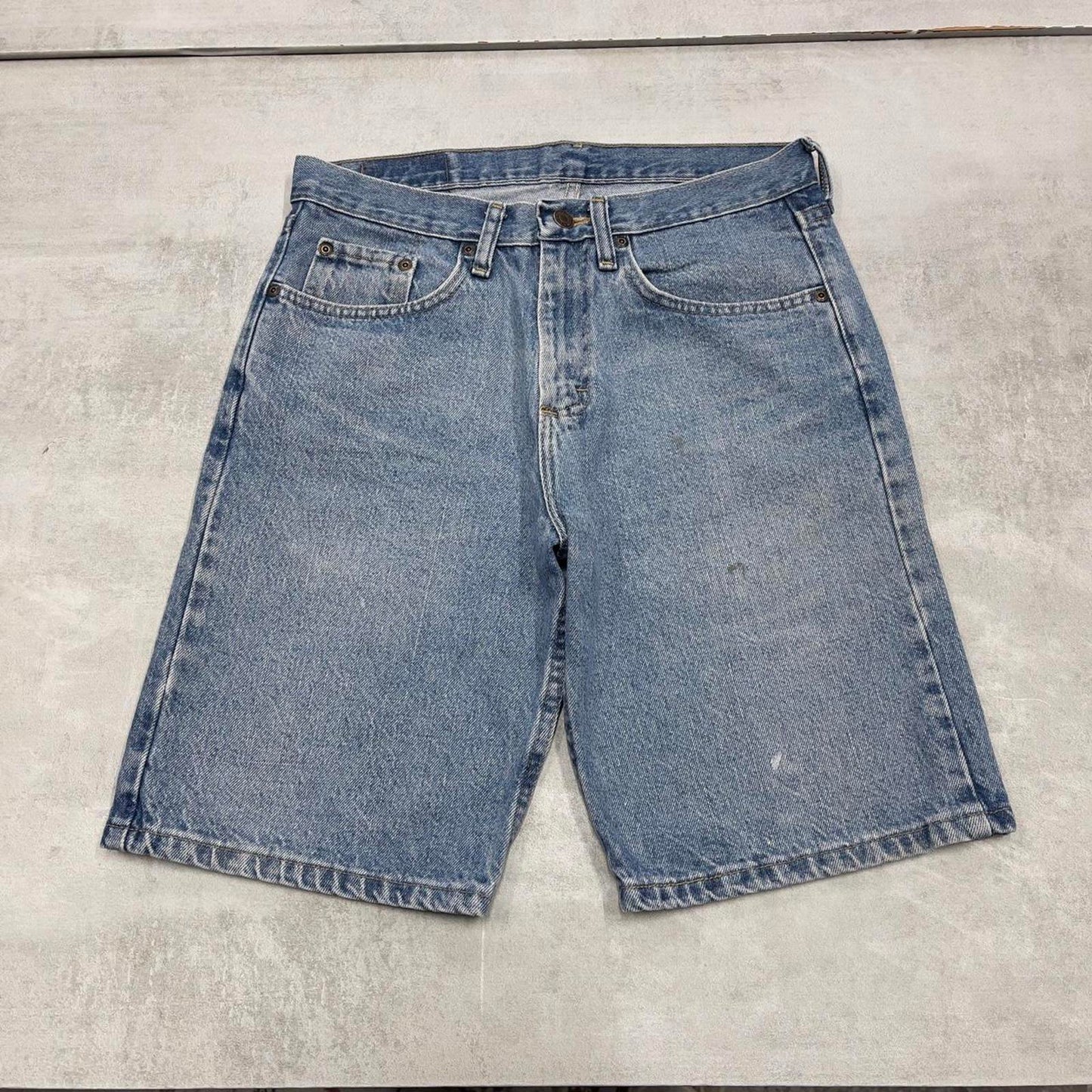 Blue Wrangler denim jorts W30 Loose denim summer jean shorts
