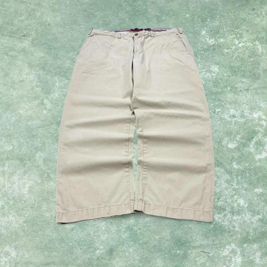 Tommy Hilfiger chino pants summer cream Loose smart casual chino trousers