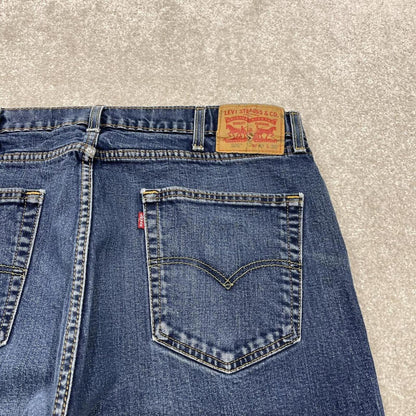 Y2k Levi's 505 jeans straight leg blue Casual denim pants red tab logo