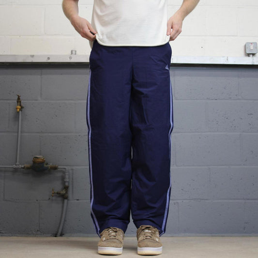 Navy loose Adidas trackies S
