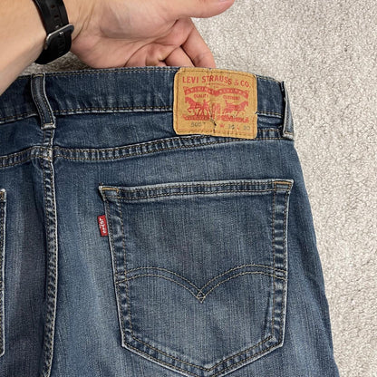 Levi's 505 straight fit jeans y2k blue Regular straight leg denim pants red tab logo