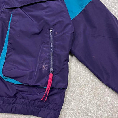 00s Columbia technical windbreaker jacket L men's purple y2k style autumn