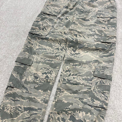 Vintage y2k U.S. Air Force camo cargo pants Green Loose camouflage utility trousers