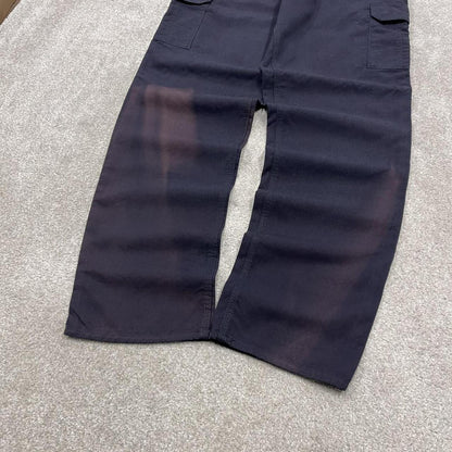 Y2K Carhartt cargo pants navy 36x36 Loose floaty carpenter workwear trousers