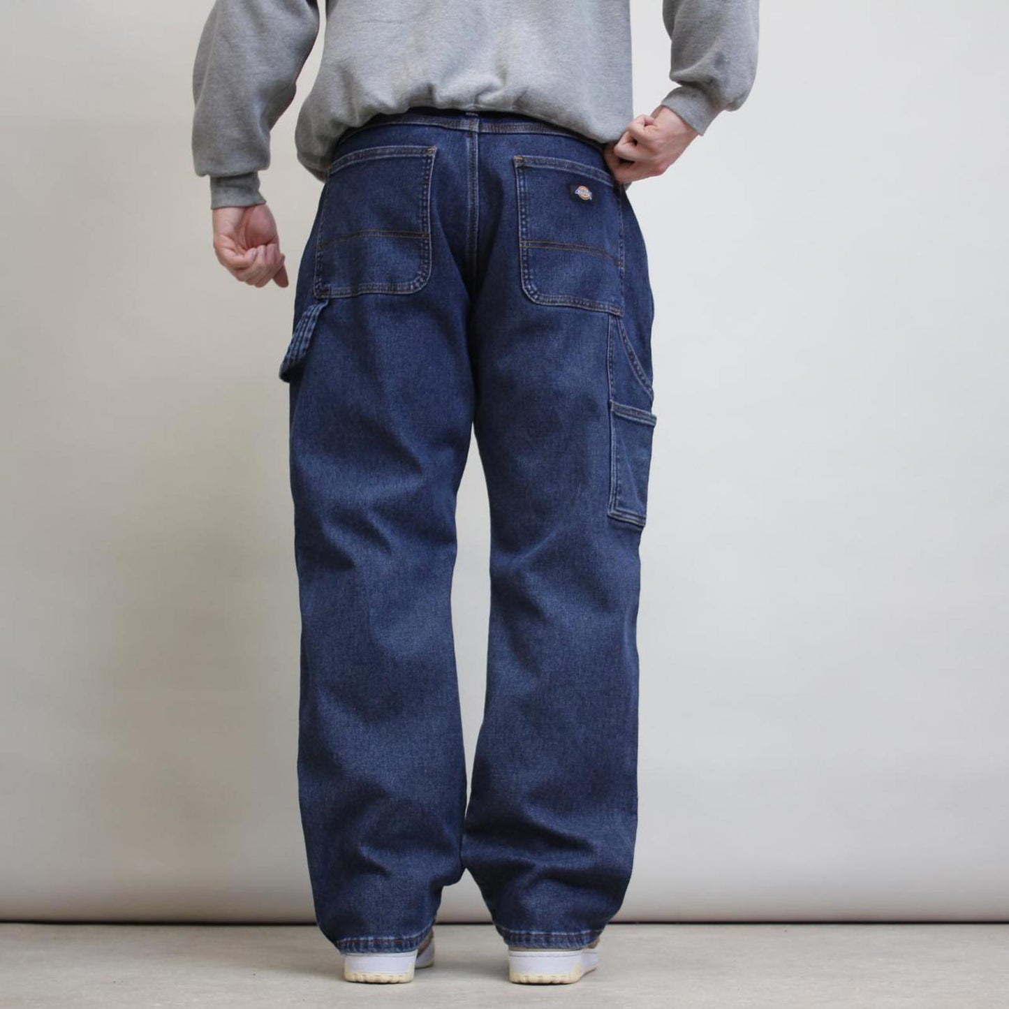 Dickies carpenter jeans W36 L30 loose blue cargo skater style utility pockets jeans