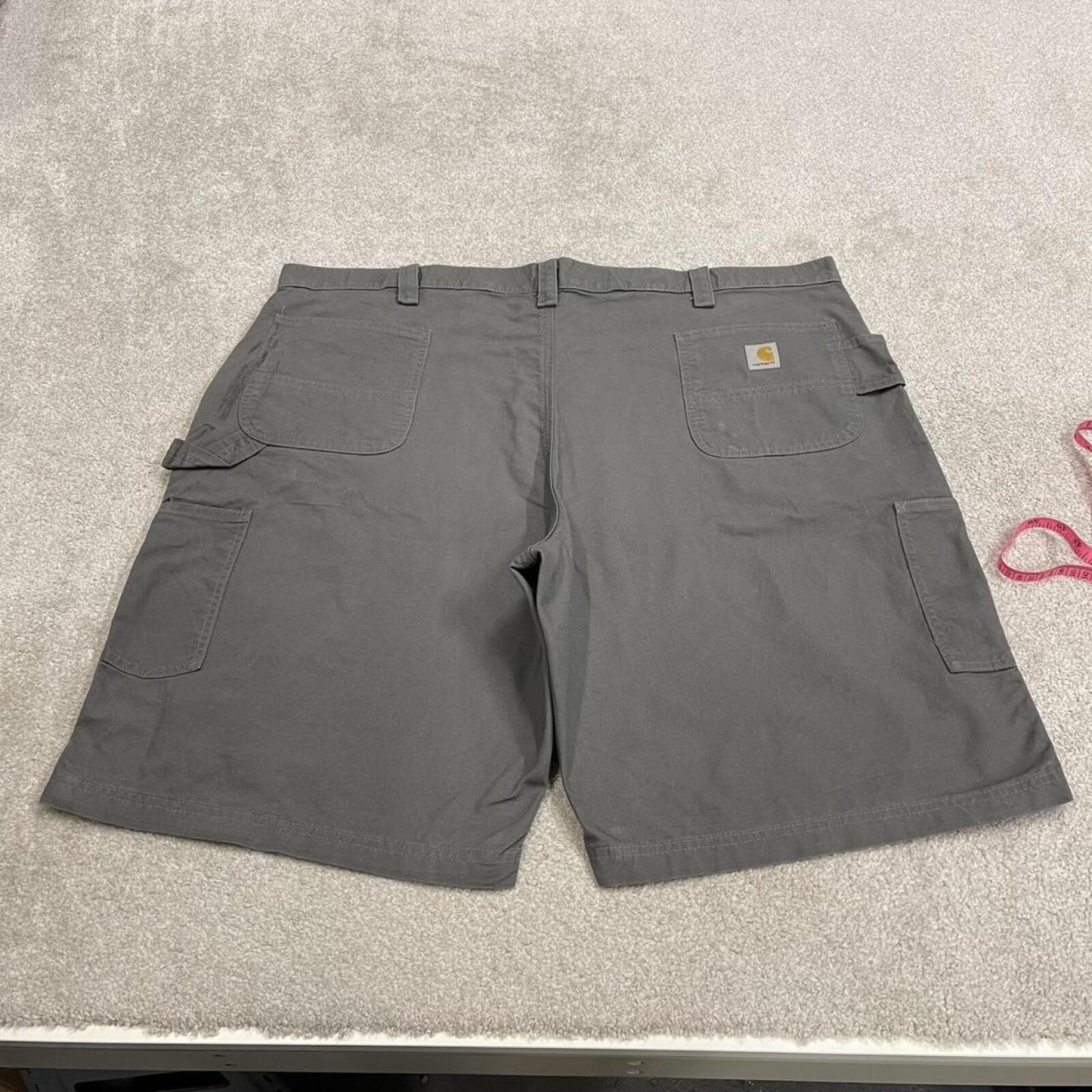 Carhartt baggy cargo shorts carpenter grey Floaty canvasy skater style work shorts