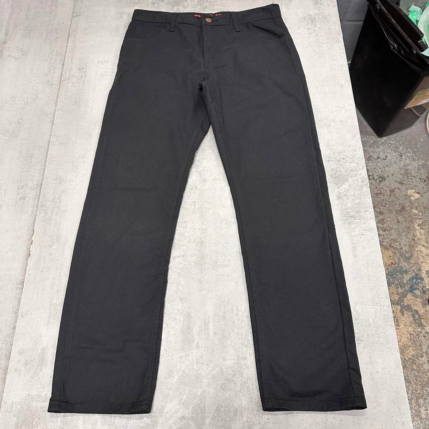 Black Dickies pants W32L29 chino style pants patch logo