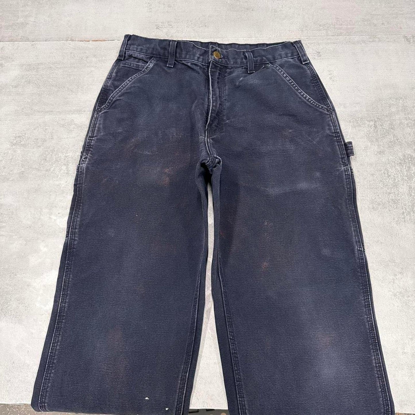 Carhartt carpenter jeans W31 L29 loose navy canvas 90s style skater cargos