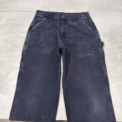 Carhartt carpenter jeans W31 L29 loose navy canvas 90s style skater cargos