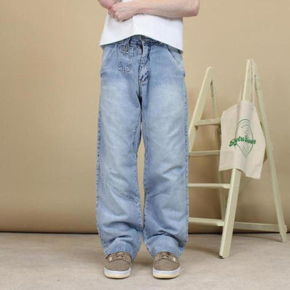 Blue baggy Six Jeans W34L30 loose Y2K hip hop jeans