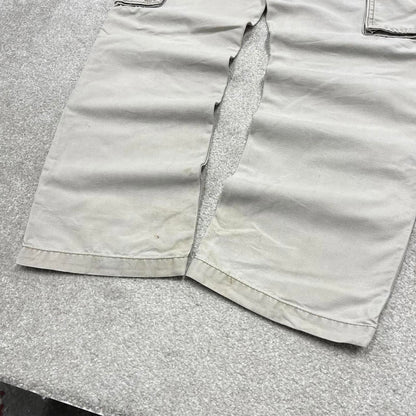 Beige Carhartt Cargo pants W31L32 Loose relaxed canvas utility pocket skate pants