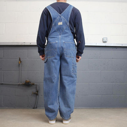 Vintage Old Navy dungarees W34L30 blue mens denim overalls