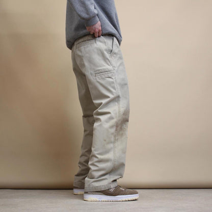 Carhartt carpenter pants W36L30 beige loose cargo skater style pants