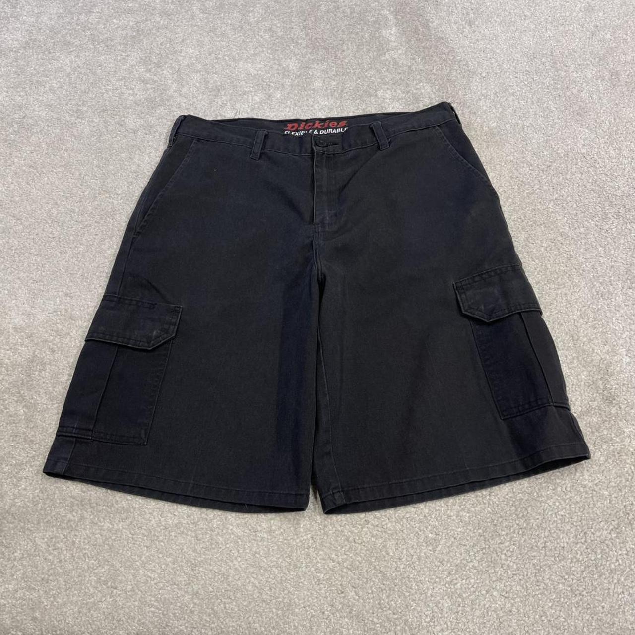 Dickies cargo chino shorts black Twill chino style skater shorts loose leg festival