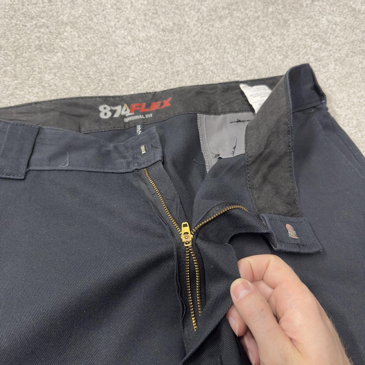 Dickies 874 pants black original fit W36L34 chino style skate work trousers