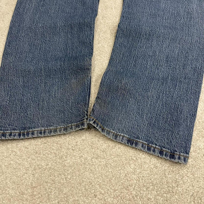 Levi's 505 straight fit jeans y2k blue Regular straight leg denim pants red tab logo