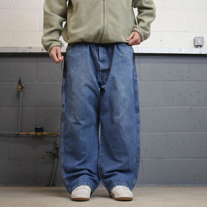 Y2k baggy Dickies carpenter jeans wide leg blue Loose denim skater cargo work pants