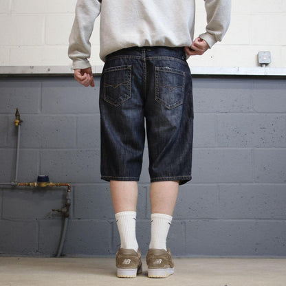 Just Jeans denim Y2k shorts blue W34 summer festival jorts skater