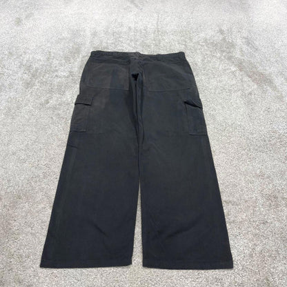 00s black Wrangler cargo pants W36L29 loose Y2K cargo skate pants