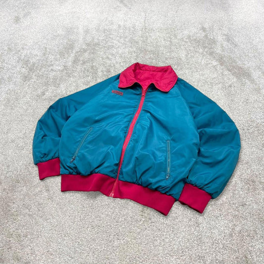 00s reversible Columbia technical jacket L men's blue pink y2k style windbreaker autumn