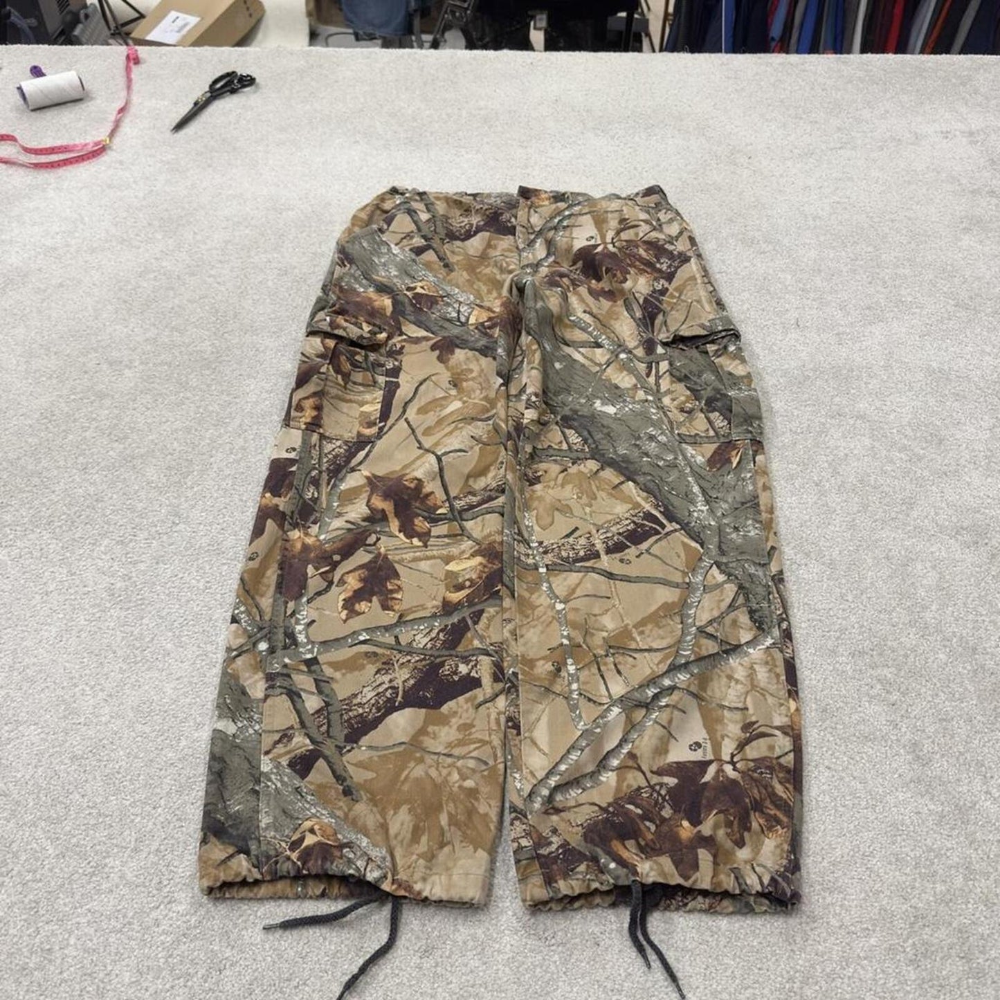 Outfitters Ridge camo cargo pants khaki Loose floaty realtree hunting camouflage trousers