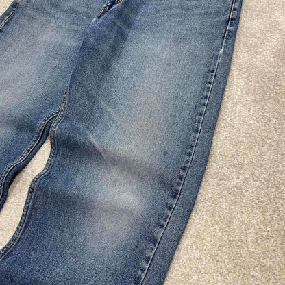 Vintage y2k Levi's 505 jeans blue Straight leg denim casual pants red tab logo