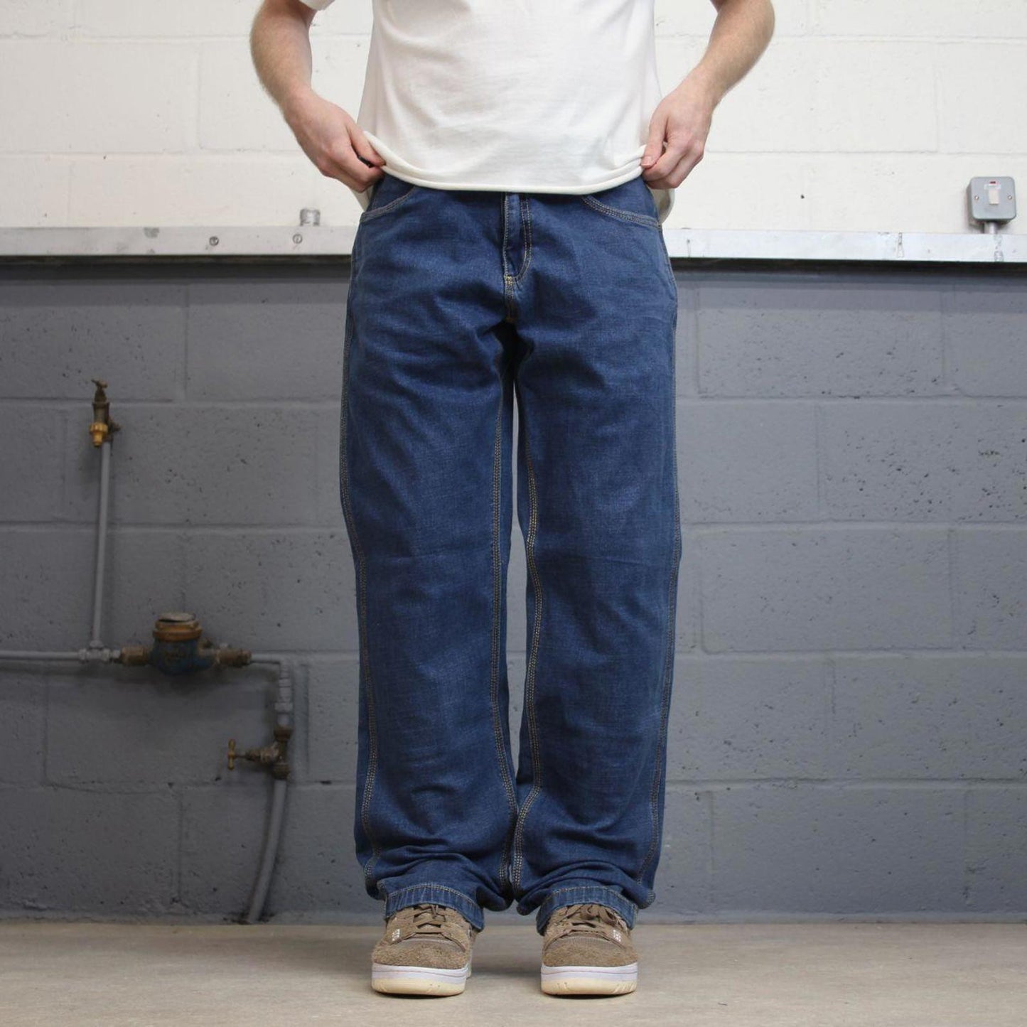 Blue Caterpillar jeans W34L34 loose denim skater style jeans