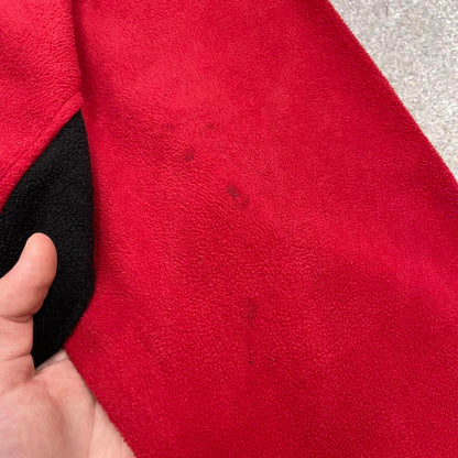00s Izod technical fleece XL Men's Red y2k style 1/4 zip autumn pull over Sportswear
