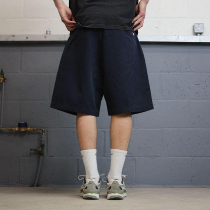 Dickies chino work shorts loose wide leg navy Twill chino skater style shorts
