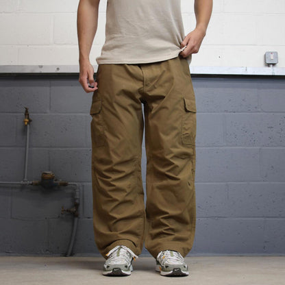 Baggy Under Armour cargo pants W38 L30 Tan loose cargos utility pockets