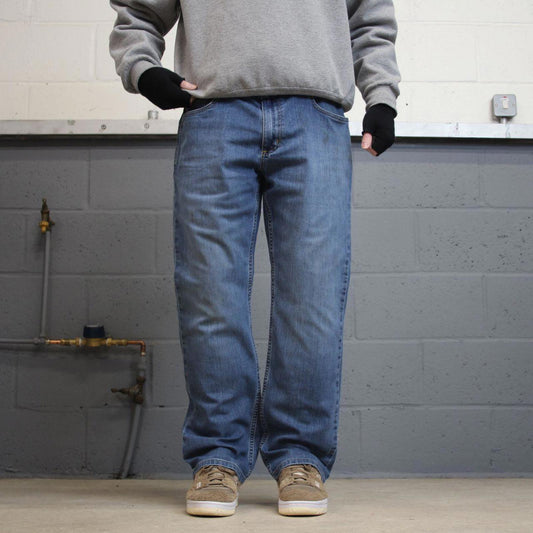 00s Carhartt jeans blue denim W36L30 Y2k skater style straight leg 5 pocket work pants workwear