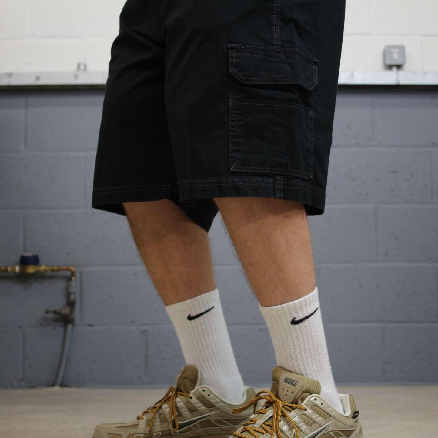 Dickies cargo shorts loose black skater style shorts Y2K summer festival