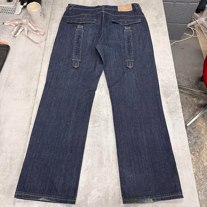 Blue baggy Phat Farm jeans W36 L33 loose denim Y2K hip hop jeans