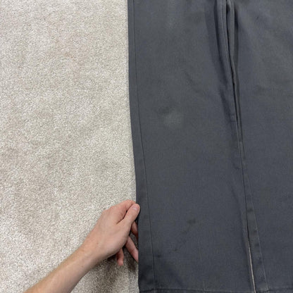 Dickies slim straight chino pants grey W34L30 Straight leg twill chino style skate work trousers
