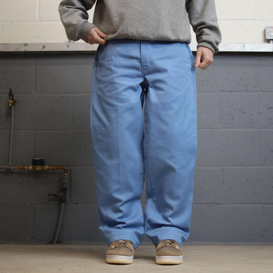 Vintage Dickies 874 work pants chino blue Loose straight twill skate style trousers