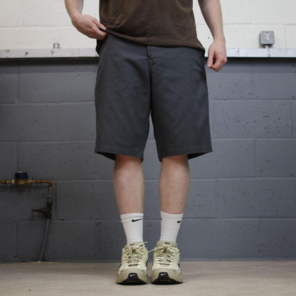 Dickies carpenter chino shorts grey Chino style skater shorts loose leg festival